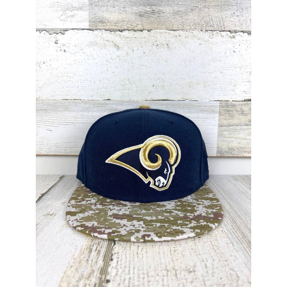 New Era 59Fifty Los Angeles Rams 2021 Salute to Service Fitted Hat 7 1/8 NFL Cap